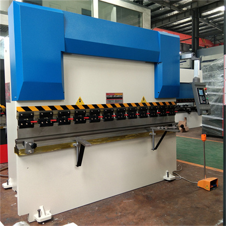 Máquina dobladora hidráulica de placas metálicas CNC de 125 toneladas, fabricante de China, prensa hidráulica de 3 eixes