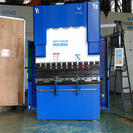 Máquina dobladora de chapa de acero metálica de 63 toneladas WC67Y/K NC prensa de freno hidráulico para trabajo de metal