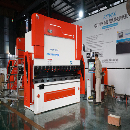 WC67K 125T/3200 Freno de prensa hidráulica CNC de 4 eixes para máquina dobladora de aceiro metálico