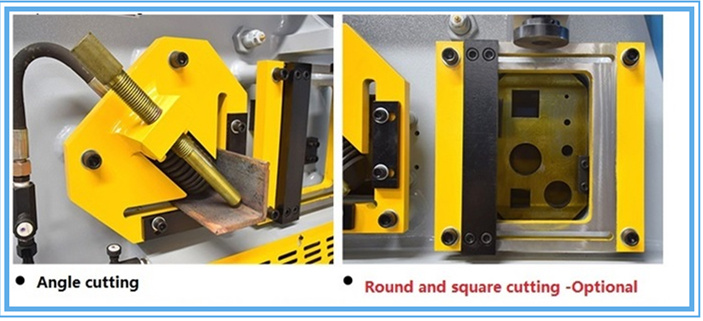 60t Q35-16 Máquina hidráulica dobradora e entallada de perforación de corte de ferro