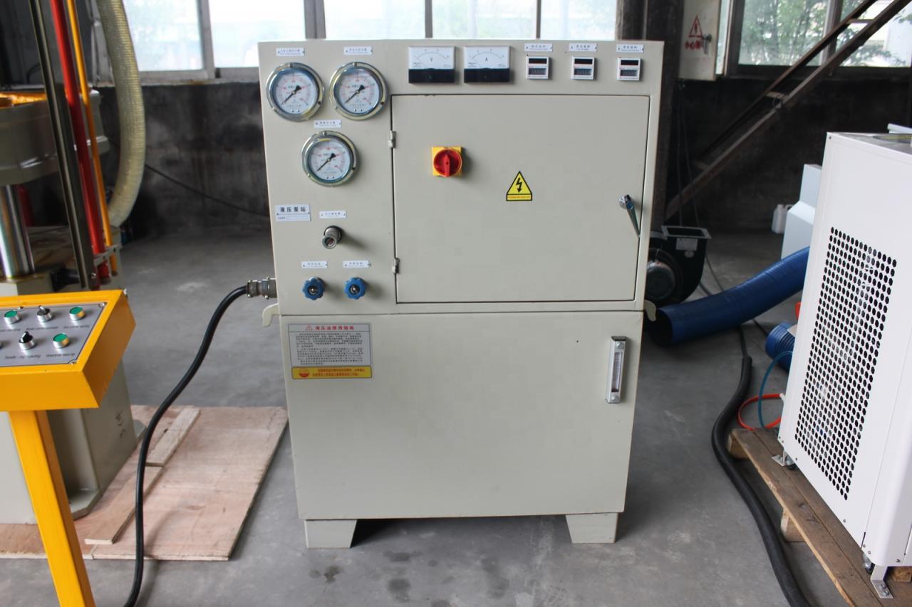 Máquina hidráulica de prensa eléctrica de chapa de catro columnas 63T