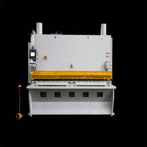 Máquina de corte de chapa metálica de placa de ferro de cizalla de guillotina hidráulica de control Estun E21 Nc