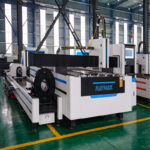 Máquina de corte con láser de fibra CNC de alta potencia 3015 2000W