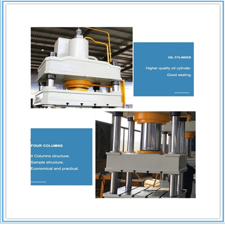 Prensa hidráulica de embutición profunda de 800T de 4 columnas, máquina de prensado de chapas hidráulica universal eléctrica para fabricar ollas a presión