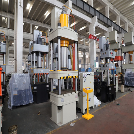 Máquina de prensa hidráulica de perforación pneumática de folla de aluminio do provedor de China
