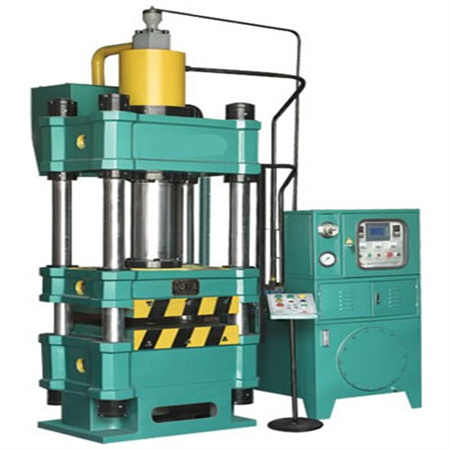 Máquina de prensa hidráulica manual de catro columnas de baldosas cerámicas, prensa hidráulica de embutición profunda de dobre acción