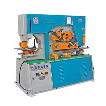 Máquina de corte e perforación hidráulica de alta calidade, traballador de ferro CNC combinado