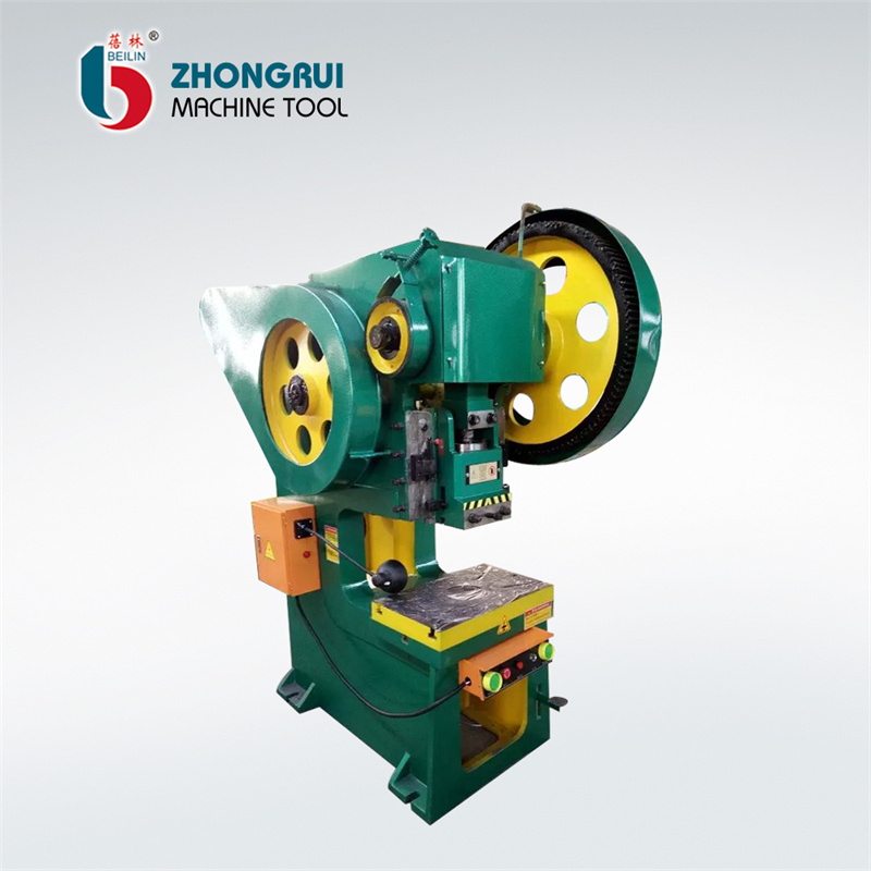 J23-10 Punzonadora excéntrica Máquina de prensa de punzonadora mecánica de eixe metálico