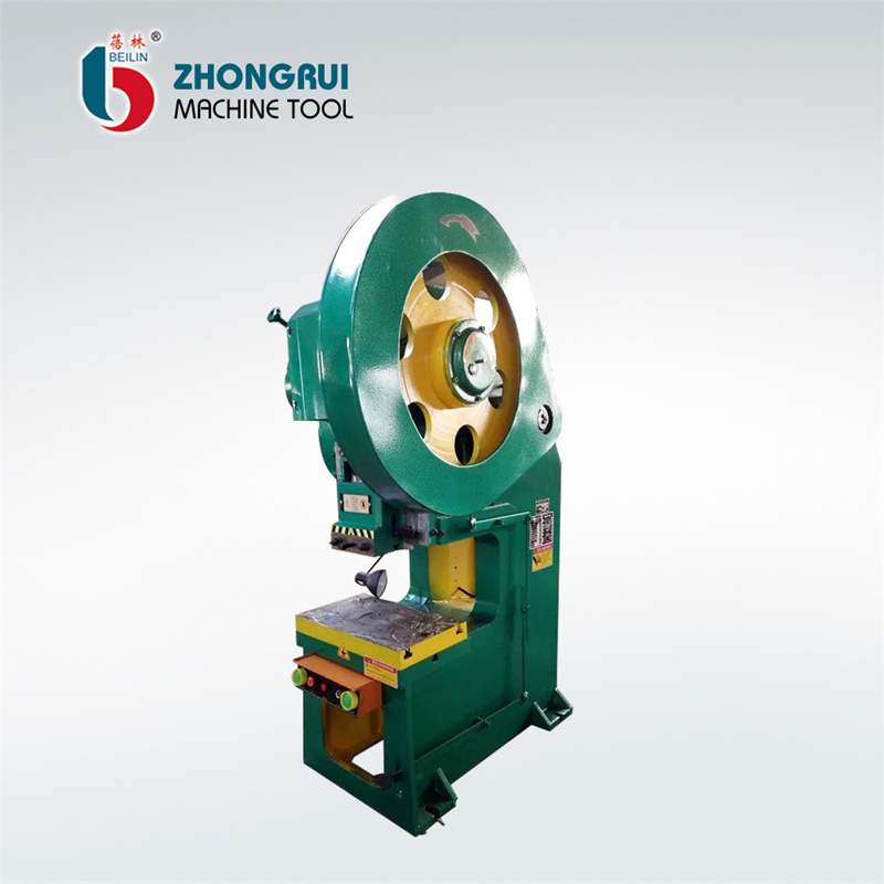 J23-10 Punzonadora excéntrica Máquina de prensa de punzonadora mecánica de eixe metálico