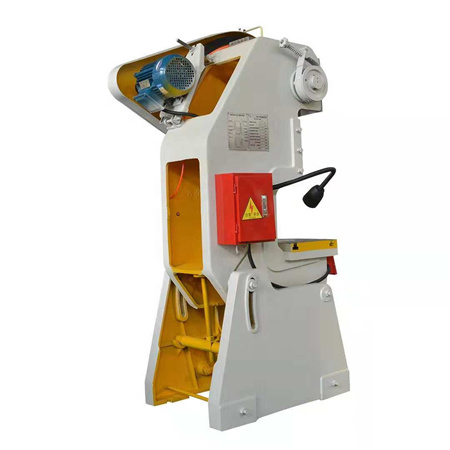 Máquina perforadora de prensa inclinable aberta de acero inoxidable da serie J23 para máquina de perforación de placas de ferro de aceiro