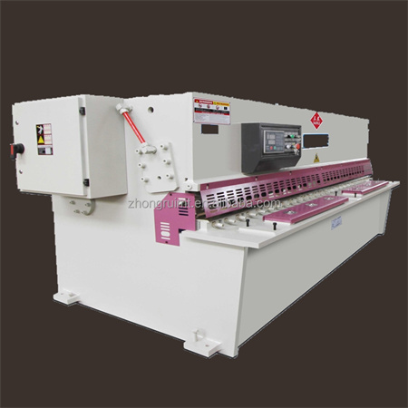 Máquina de cizalla hidráulica CNC e cizalla eléctrica manual de chapa fabricada en China