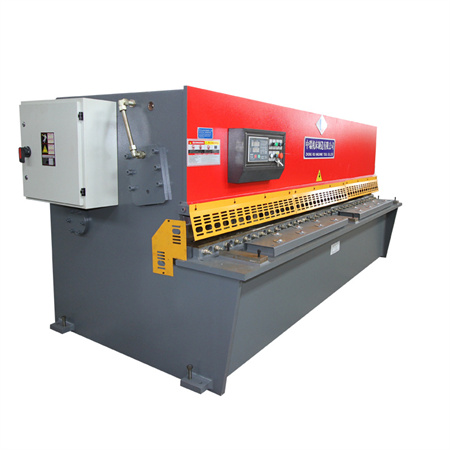 Máquina de corte de guillotina de corte hidráulico de chapa de aceiro CNC automática QC12K de alta calidade personalizada