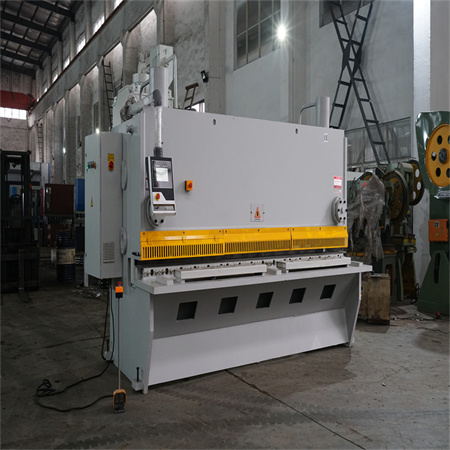Máquina de cizalla de tipo de freo hidráulico CNC de venda directa para cortar chapa de metal con motor de cizalla