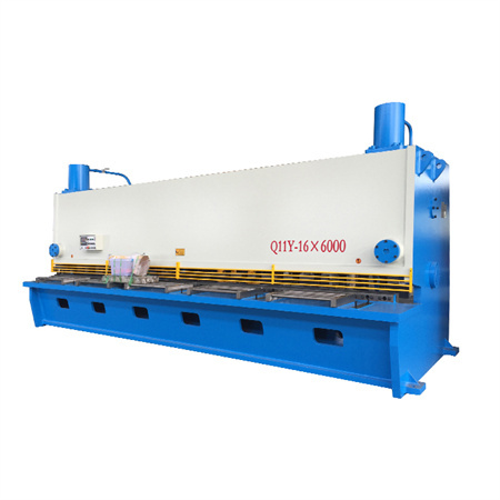 Máquina de corte de guillotina hidráulica CNC de cortador pequeno para chapa de aceiro de 6 mm, 1600 mm