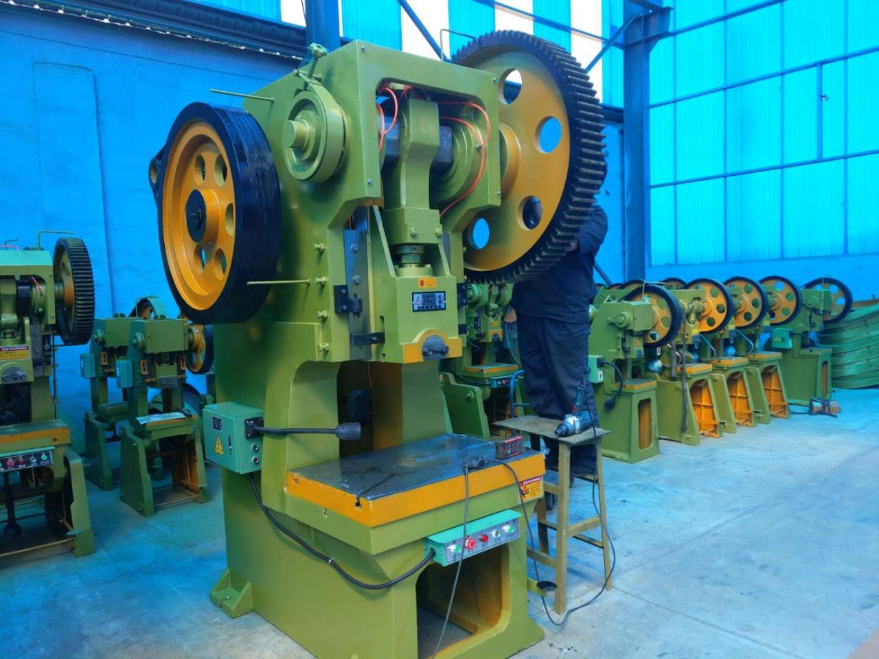 Máquina de prensa mecánica, prezo da prensa eléctrica de 100 toneladas